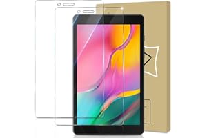 GiiYoon Lot de 2, Verre Trempé pour Samsung Galaxy Tab A 8.0 2019 SM-T290/T295, Vitre Protecteur 9H Dureté, Film Protection écran Compatible avec Samsung Galaxy Tab A8 Pouces
