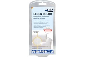 1-2-3 REPAIR® - Teinture Cuir Blanc - Renovateur Cuir - Peinture Cuir et Teinture pour Cuir, canapé en Cuir comme Neuf - Peinture Cuir Blanc - Peinture pour Cuir Blanc - Renovateur Cuir Blanc 57ml