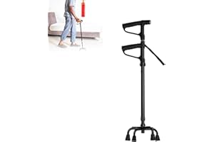 ‎AIRM HEALTH AIRM Heath Gehstock mit Sitz für Männer Kapazität, große Sitzbrett Faltbare Sitzstange, Cane und Hocker Dual-use für ältere Männer