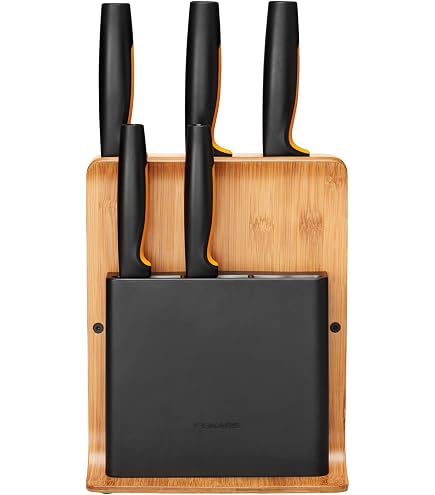 Fiskars Fourchette à Poisson, Functional Form, Longueur Totale : 19 cm, Acier Inoxydable