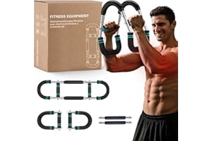 DLISHKA Shaker Twister Arm Trainer,66-110-130ib Strength Training Equipment for Men,Chest Exerciser,Portable Forearm Trainer,Home Gym Fitness Equipment for Full Body Workout,Bicep & Back Muscle Training Tool.