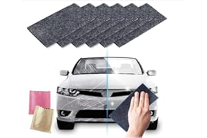 DMNQ 6Pcs Panno Nano Sparkle，Rimuovi Graffi, Auto Vernice Graffi Riparazione, Rimuovi Graffi Auto Panno,Permanente Resistente all' Acqua Professionale Riparazioni Graffi,Nano Magic Scratch