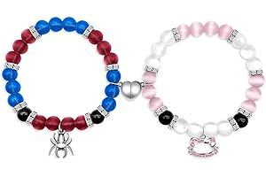 PIIMNT Pulseras Anime, 2 PCS Sanrio Pulseras Niña,Anime Regalos Joyería Pulsera Acero Inoxidable para Cumpleaños de Niñas