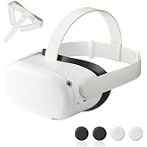 OLCLSS Replacement Head Strap for Meta Quest 2 Headset,Headstrap for Meta Quest 2 Headsets VR Accesories with 2 Pair Thumb Gr