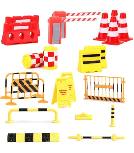 Verkehrszeichen Spielset Für Kinder - 56 Teile Lernspielzeug Mit Realistischen Straßenschildern