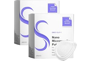 SRCASY SMGT-GLP-1 Nano Microneedle Patch, Firming Skin and Body Care Patch, with Ginger Extract for Women,Gentle Soothing Massage(2Box)