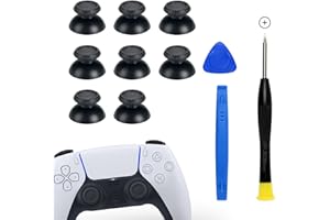 WZWZO Joystick PS5, Joystick Manette PS5, Grip Joystick PS5, Kit de Réparation de Joysticks pour Manette PS5, Joystick PS5 Edge 11 en 1 Kit de Réparation Joystick Analogique de Remplacement pour PS5 Manette