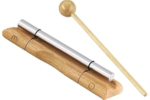 Sonic Energy Klangstab Sonne – 2019,52 Hz, Ton H6 – Energy Chime für Meditation, Therapie, Klassenzimmer – Inkl. Schlägel, Tasche (EC-S)