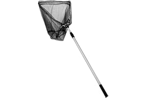 TW24 Kescher 1,8 Meter Teichkescher Angelkescher Fischernetz Teleskop Unterfangkescher Teleskopkescher