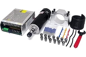 Daedalus CNC Spindle Motor Kit, 500w, ER11, Brushed