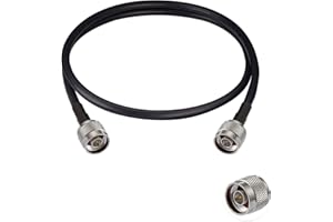 Vecys N a N Maschio Ponticello N Maschio a N Maschio Cavo Coassiale a Bassa Perdita RG58 3FT/1M per 3G 4G 5G LTE Antenna Ham Radio GPS WiFi