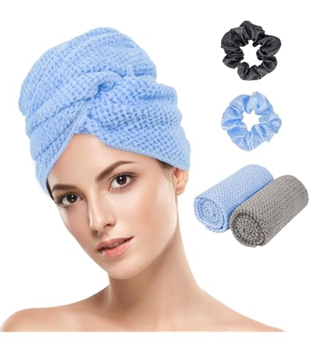 Serviette Cheveux Microfibre Barbie - Ultra Absorbante, Séchage Rapide, Maintien Par Bouton - Rose Poudré | Produit Officiel Mattel - 2