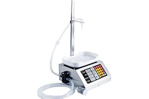 KDOQ Honey Bottle Filling Machine,Viscous Liquid Filling Machine,5-1000g Quick Fill Honey Filler,Paste Filling Machine,Automatic Bottling Equipment for Shampoo,Edible Oil,Tomato Sauce