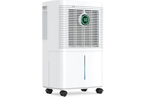 Innvitop Deumidificatore Casa Muffa 16L/24h con Display Digitale Dell'umidità, Deumidificazione Smart, Asciugabiancheria, Timer, Tanica Estraibile, per Camera da Letto, Cantina, Lavanderia