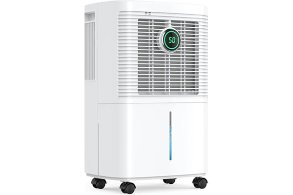 Innvitop 16L Deshumidificador de Humedad, 3 Modos de Deshumidificación, Pantalla Digital, Temporizador 24H, Deshumificador Eléctrico Silencioso, Drenaje Continuo, Deshumidificador de Habitaciones