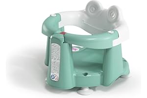 OKBABY - Crab - Seggiolino da Bagno apribile per Bagnetto Neonato 6-15 Mesi (13 kg) - Azzurro