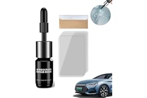 Chenduoran Kit de Reparación de Parabrisas, Solución Profesional para Reparar Arañazos, Lunas Rotas y Vidrio de Automóvil