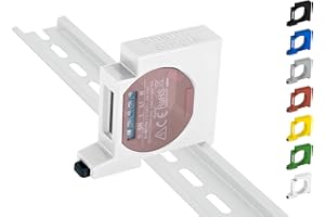 SHELLY HUTSCHIENENHALTER PW3D DIN Rail Bracket / Adaptor Single for Shelly 1 / 1PM DIN Rail Bracket (35 mm) (White)