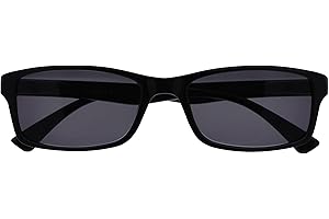 The Reading Glasses Company Black Sun Readers UV400 Designer Style Mens Womens S92-1 +1.00