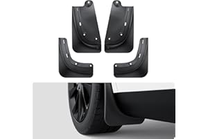 BASENOR 2026 2025 Tesla Model Y Juniper Mud Flaps Splash Guards [No Drilling No Tape] All-Weather Mud Guard, Tire Protector Mudflaps for Model Y Juniper 2025 2026(Standard, Premium & Performance)