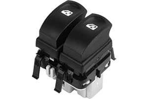 YAOPEI Bouton Leve Vitre Prise GRISE pour Clio 3 Modus Twingo 2 NON-confort Côté Conducteur Avant Gauche 8200214939