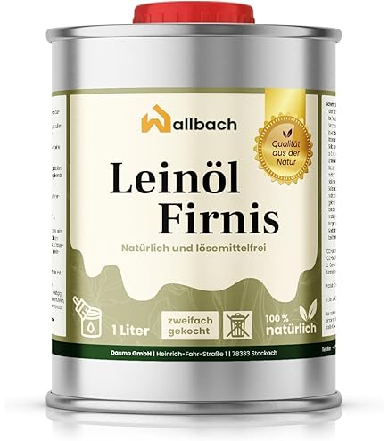 2 X 250 Ml Leinöl Firnis Holzöl Holzschutz Holzpflege