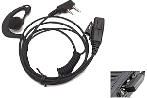 PROXEL SRL RIC-00099 MICRO-AURICOLARE CON SUPPORTO CAVO SPIRALATO PER KENWOOD/WOUXUN/POLMAR/BAOFEN