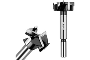 Flintronic Forstner wiertło do drewna, 35 mm, z okrągłym trzpieniem, wiertło do drewna, akcesoria do wiertarki, do drewna, płyt wiórowych, płyt pilśniowych