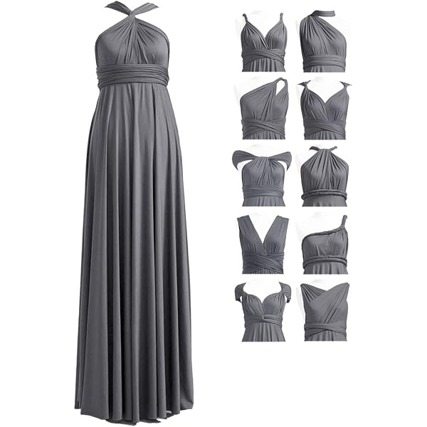 dark grey infinity dress dresses for bridesmaids, wedding guest dresses for women, long convertible wrap plus size, Black, One size: Buy Online at Best Price in UAE YGroup_krystyna-off-shoulder-ruched-mesh-maxi-dress