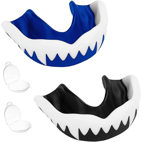 Paradenti Per Rugby Bambini 5-8 Anni - Doppia Densità, Protezione Denti E Mascella - Foto 3