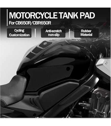 Seiten Tankpads Für Honda CBR 650 R – Mehr Grip & Schutz Für Lackierung Am Tank