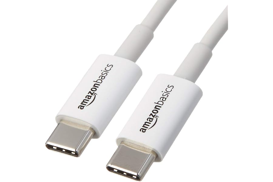 Amazon Basics Cavo di ricarica rapida da USB-C a USB-C, velocità 480 Mbps, certificato USB-IF, per ricarica rapida Apple iPho