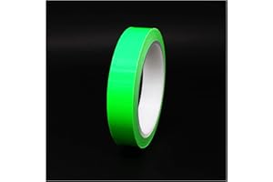 ‎FINEST FOLIA Finest Folia 10 Meter (0,79€/Meter) Glanz Zierstreifen Auto Motorrad Boot Modellbau Silber Chrom Dekorstreifen Seitenstreifen (Neon Grün, 15mm Breite)