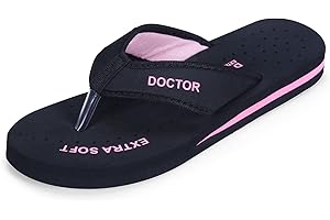 DOCTOR EXTRA SOFT Doctor Slippers for Women Orthopedic Diabetic Pregnancy Non Slip Lightweight Comfortable Flat Casual Stylis