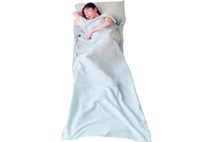 Elonglin Drap de Sac de Couchage de Voyage Portable, Microfibres Doublure Sac de Couchage Idéal pour Auberges Refuges Voyage Hôtel Camping