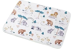 PLABBDPL Cambiador bebe portatil impermeable, Almohadilla De Cuna para Bebé, Colchón Bebé Lavables Cama para Bebés Colchón Pañales, Cambiador bebe plegable acolchado, Cambiador de viaje, 50x70cm