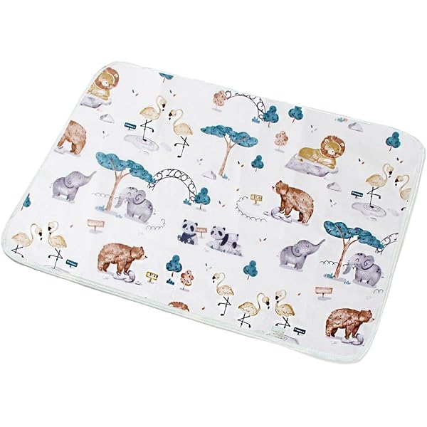 Fasciatoio Portatile 2 Pezzi - Tappetino Impermeabile 50x70cm Per Neonati E Anziani - Foto 12