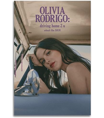 Targets Store Olivia Rodrigo Sour Singer Reprint 12x18 Inch Rolled