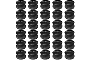 SHSMPXOY 30 Set Chicago Screws Posts for Leather Rivets M5*4mm Chicago Book Binding Screws Rivets Cross Head Chicago Button Screws for DIY Book Scrapbook Bookbinding, Bags,Collars(Matte Black)