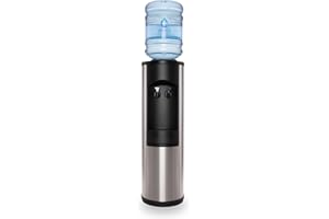 London Water Delivery Stainless Steel Water Dispenser | Room & Cold Temperature Water Cooler | Stylish Drinking Water Machine | Floor-Standing water cooling system | Ideal for home or office use