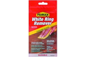 B002XN20D2– Homax Group Furniture White Ring Remover Cloth, 7in. x 11in