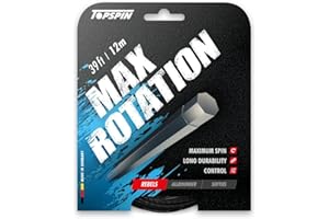 ‎TOPSPIN Topspin Tennissaite Max Rotation - 12m 'The Flying High' Tennis-Saite für Hohes Spin-Potenzial