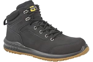 Grafters M513N Unisex Nubuck Steel Toe Boots Honey