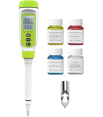 ADWA AD11 PH-Messgerät Set - Inklusive Eichlösungen PH4 & PH7