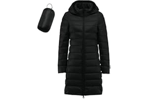 Kobilee Piumino Donna 100 Grammi Lungo Leggero Mezza Stagione Trapuntato Piumino Ripiegabile Cappotto Giubbotto Imbottito Elegante Giacca Invernale Caldo Antivento Giubbino