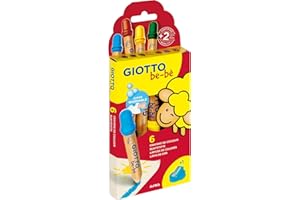 GIOTTO be-bè F469600 Jumbo - Confezione da 6 matite colorate