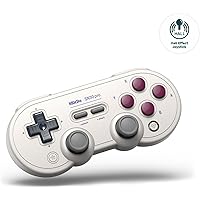 8Bitdo SN30 Pro Bluetooth Controller, Hall Effect Joystick Update, Compatible with Switch, PC, macOS, Android, Steam Deck & R