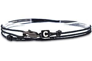 Made by Nami Buchstaben-Armband Personalisiert - Damen Herren Mädchen Pärchen-Armband - Freundschaftsarmband Verstellbar - beste Freundin Geschenk