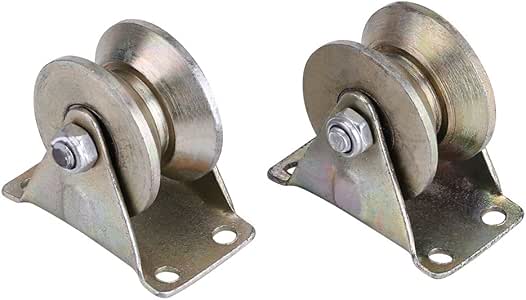 Rullo Scorrevole Per Ante Armadio - 2 Pezzi, Acciaio Zincato, 24mm Diametro, Per Mobili E Guardaroba - Foto 5