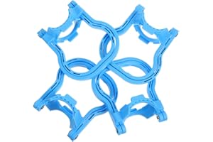 CORHAD 4pcs Blue Bottle Blue Bucket Blue Water Bottle Drinking Water Bottle Handle Carrier Lifter 5 Gallon Water Bottle Handle Hydroflask Yellow Gallon Water Bottle Handles Water Lifter